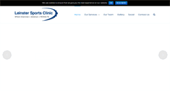 Desktop Screenshot of leinstersportsclinic.ie